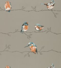 Persico Wallpaper by Harlequin Tangerine/Duckegg Persico Wallpaper by Harlequin Tangerine/Duckegg