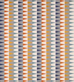 Azul Fabric by Harlequin Rust/Navy/Nordic Azul Fabric by Harlequin Rust/Navy/Nordic
