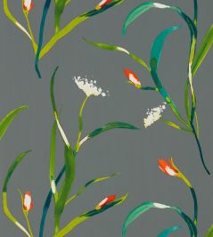Saona Wallpaper by Harlequin Kiwi/Charcoal Saona Wallpaper by Harlequin Kiwi/Charcoal