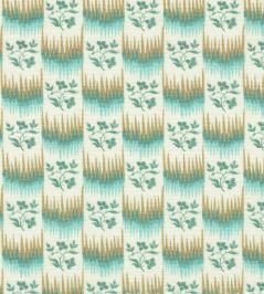 Harting Fabric by Titley and Marr Sienna & Teal Harting Fabric by Titley and Marr Sienna & Teal