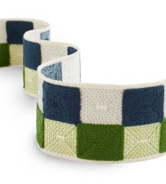 Hatchett Braid Trim by James Hare Blue/Green Hatchett Braid Trim by James Hare Blue/Green