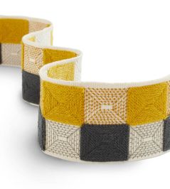 Hatchett Braid Trim by James Hare Grey/Gold Hatchett Braid Trim by James Hare Grey/Gold