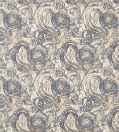 Hatoum Jacquard Fabric by Clarke & Clarke Ink Hatoum Jacquard Fabric by Clarke & Clarke Ink