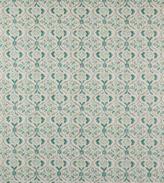 Haven Fabric by Jane Churchill Teal Haven Fabric by Jane Churchill Teal