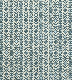 Hawelka Fabric by Volga Linen Oyster/Prussian Blue Hawelka Fabric by Volga Linen Oyster/Prussian Blue