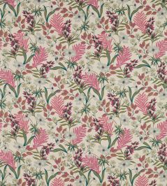 Hazelbury Linen Fabric by Studio G Coral Hazelbury Linen Fabric by Studio G Coral