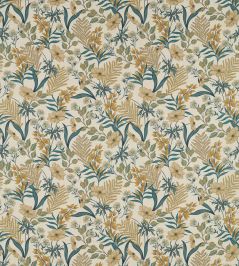 Hazelbury Linen Fabric by Studio G Ochre Hazelbury Linen Fabric by Studio G Ochre