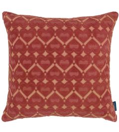 Hearts Cushion 50 x 50cm by Kirkby Design Ruby Hearts Cushion 50 x 50cm by Kirkby Design Ruby