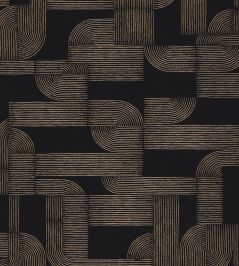 Hector Wallpaper by Casamance Noir / Dore Hector Wallpaper by Casamance Noir / Dore