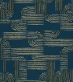 Hector Wallpaper by Casamance Petrole / Dore Hector Wallpaper by Casamance Petrole / Dore