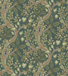 Hedgerow Wallpaper by Josephine Munsey Teal Hedgerow Wallpaper by Josephine Munsey Teal