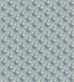 Heirloom Sprig Wallpaper by Mulberry Home Denim Heirloom Sprig Wallpaper by Mulberry Home Denim