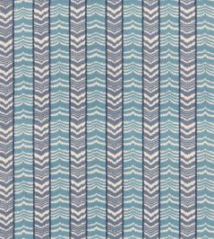 Henley Fabric by GP & J Baker Blue Henley Fabric by GP & J Baker Blue