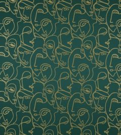 Henri Fabric by Ashley Wilde Emerald Henri Fabric by Ashley Wilde Emerald