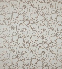 Henri Fabric by Ashley Wilde Latte Henri Fabric by Ashley Wilde Latte