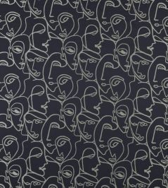 Henri Fabric by Ashley Wilde Sapphire Henri Fabric by Ashley Wilde Sapphire