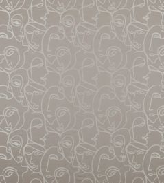 Henri Fabric by Ashley Wilde Silver Henri Fabric by Ashley Wilde Silver