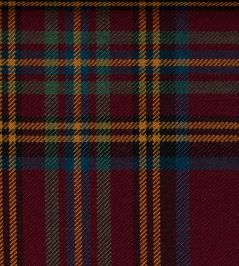 Hepburn Mtd Fabric by The Isle Mill Red Hepburn Mtd Fabric by The Isle Mill Red