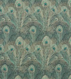 Hera Feather in Ladbroke Linen Fabric by Liberty Jade Hera Feather in Ladbroke Linen Fabric by Liberty Jade