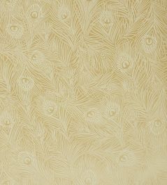 Hera Plume Wallpaper by Liberty Pewter Gold Hera Plume Wallpaper by Liberty Pewter Gold