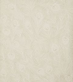 Hera Plume Wallpaper by Liberty Pewter White Hera Plume Wallpaper by Liberty Pewter White