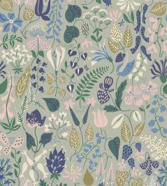 Herbarium Wallpaper by Borastapeter Green Herbarium Wallpaper by Borastapeter Green