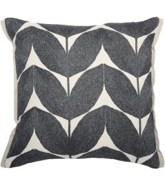 Herbes Folles Cushion 45 x 45cm by Maison Casamance Anthracite Herbes Folles Cushion 45 x 45cm by Maison Casamance Anthracite