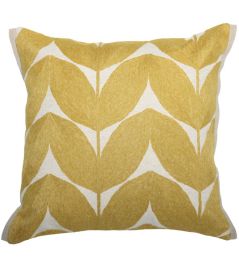 Herbes Folles Cushion 45 x 45cm by Maison Casamance Moutarde Herbes Folles Cushion 45 x 45cm by Maison Casamance Moutarde