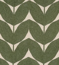 Herbes Folles Fabric by Casamance Olive Herbes Folles Fabric by Casamance Olive