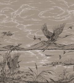 Herons Poetry Mural by Coordonne Jute Herons Poetry Mural by Coordonne Jute
