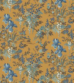 Hestia Wallpaper by Woodchip & Magnolia Mustard Hestia Wallpaper by Woodchip & Magnolia Mustard