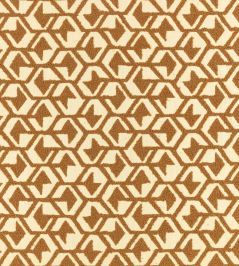 Hex Fabric by Zinc Tan Hex Fabric by Zinc Tan