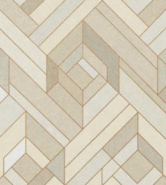 Hexagonal Wallpaper by Coordonne Cotton Hexagonal Wallpaper by Coordonne Cotton