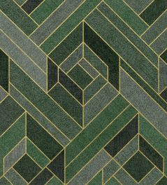 Hexagonal Wallpaper by Coordonne Emerald Hexagonal Wallpaper by Coordonne Emerald