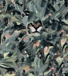 Hidden Puma Wallpaper by Coordonne Night Hidden Puma Wallpaper by Coordonne Night