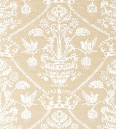 Highgrove Damask Fabric by Sanderson Gritstone Highgrove Damask Fabric by Sanderson Gritstone