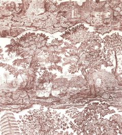 Highgrove Toile Fabric by Sanderson Gritstone Highgrove Toile Fabric by Sanderson Gritstone