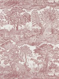 Highgrove Toile Wallpaper by Sanderson Madder Rose Highgrove Toile Wallpaper by Sanderson Madder Rose