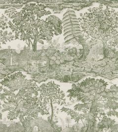 Highgrove Toile Wallpaper by Sanderson Yew Green Highgrove Toile Wallpaper by Sanderson Yew Green