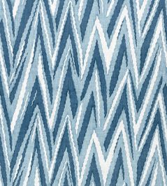 Highland Peak Fabric by Anna French Blue Highland Peak Fabric by Anna French Blue