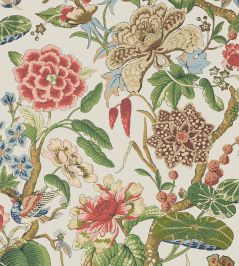Hill Garden Wallpaper by Thibaut Flax Hill Garden Wallpaper by Thibaut Flax