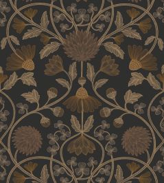 Hippolyte Wallpaper by Casamance Noir/dore Hippolyte Wallpaper by Casamance Noir/dore