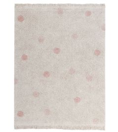 Hippy Dots Natural Rug by Lorena Canals Vintage Nude Hippy Dots Natural Rug by Lorena Canals Vintage Nude