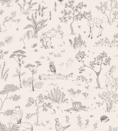 Hollie Wallpaper by Sandberg Graphite Hollie Wallpaper by Sandberg Graphite