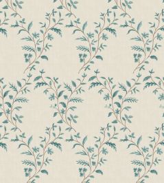 Hollingbourne Trellis Wallpaper by Nina Campbell Teal Hollingbourne Trellis Wallpaper by Nina Campbell Teal