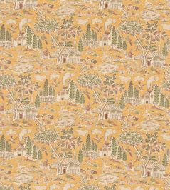 Home Park Fabric by GP & J Baker Ochre Home Park Fabric by GP & J Baker Ochre