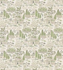 Home Park Fabric by GP & J Baker Soft Green/Blue Home Park Fabric by GP & J Baker Soft Green/Blue