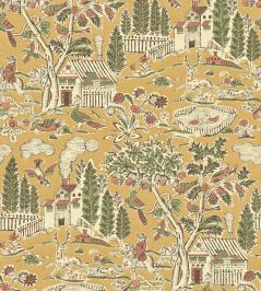 Home Park Wallpaper by GP & J Baker Ochre Home Park Wallpaper by GP & J Baker Ochre