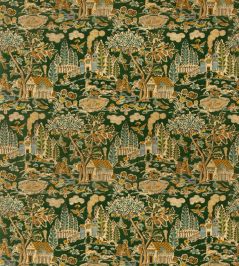 Home Park Velvet Fabric by GP & J Baker Royal Green Home Park Velvet Fabric by GP & J Baker Royal Green