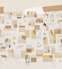 Hometown Mural by Coordonne Natural Hometown Mural by Coordonne Natural